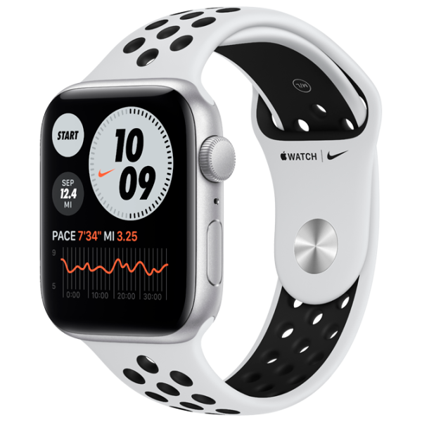 Умные часы Apple Watch SE Nike 1.78"/ MYYH2/ Pure Platinum Серебристый photo 2 Умные часы Apple Watch SE Nike 1.78"/ MYYH2/ Pure Platinum Серебристый photo 2
