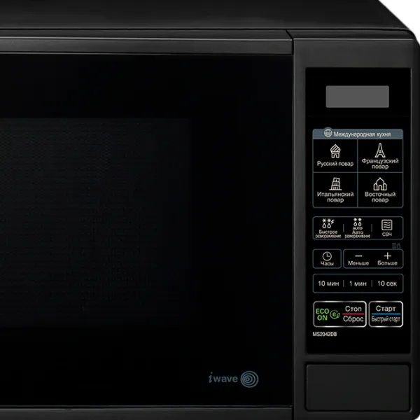 Микроволновая печь LG MS2042DB Отдельно стоящий/ 700 Вт/ Черный photo 2