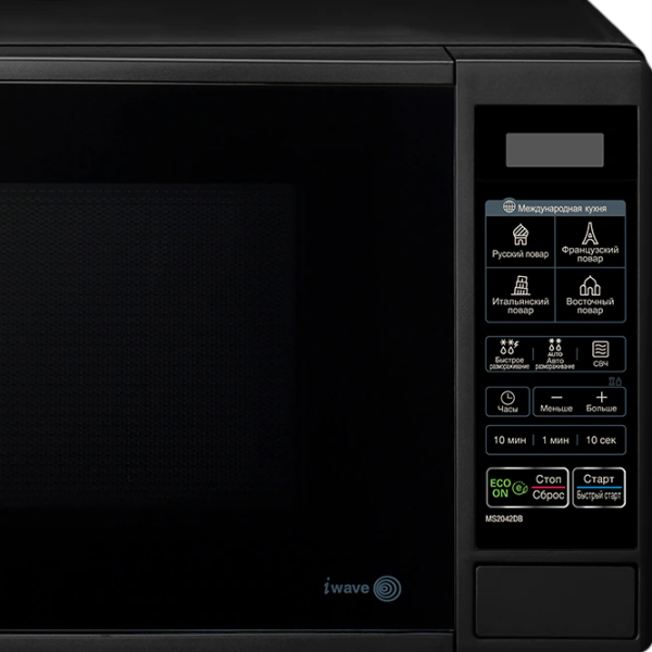 Микроволновая печь LG MS2042DB Отдельно стоящий/ 700 Вт/ Черный photo 2