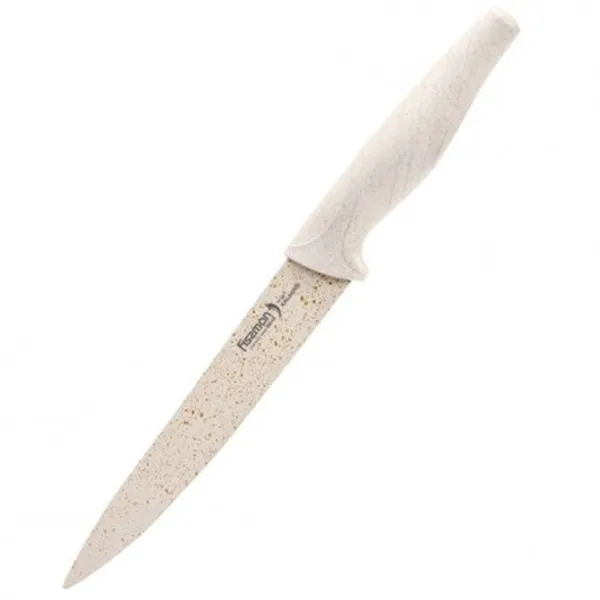 Кухонный нож Fissman 2349 KALAHARI Нержавеющая сталь/ Розовый photo 2