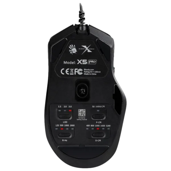 Мышь A4Tech Bloody X5 Pro USB/ Черный photo 5