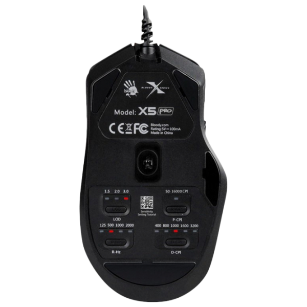 Мышь A4Tech Bloody X5 Pro USB/ Черный photo 5
