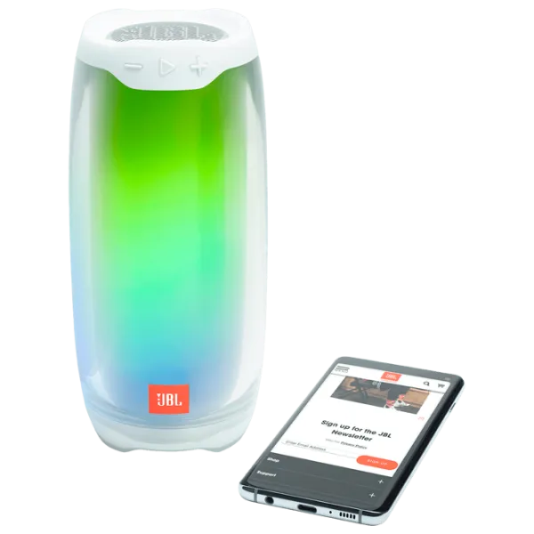 Портативная колонка JBL Pulse 4 20 Вт/ Белый photo 5 Портативная колонка JBL Pulse 4 20 Вт/ Белый photo 5
