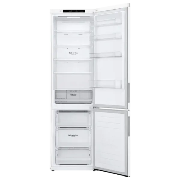 Frigider LG GA-B509CQCL cu congelator jos 384 l / 203 cm / White photo 3