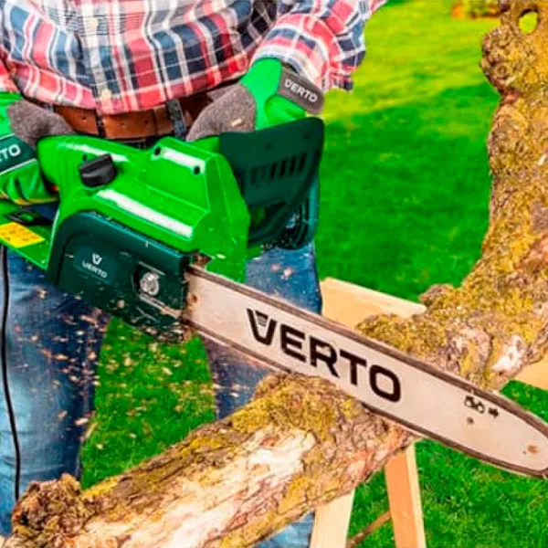 Fierăstrău cu lanţ Verto 52G584 Electrică/ Green photo 6