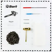 Fierăstrău cu lanţ Bort BBK-2220 pe benzină/ Blue photo 9