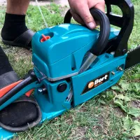Fierăstrău cu lanţ Bort BBK-2220 pe benzină/ Blue photo 10