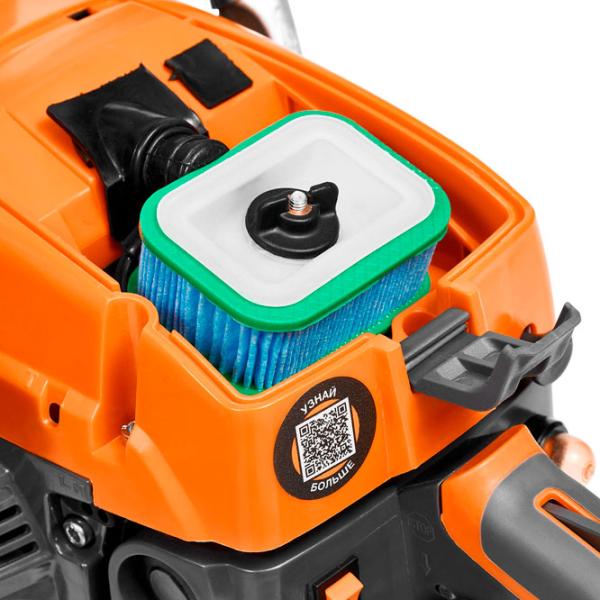 Цепная пила Daewoo DACS 4500 + Axe бензиновая/ Оранжевый photo 9