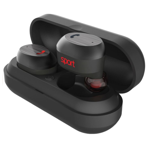 Наушники Elari NanoPods Sport Красный Черный Беспроводные/ Спорт photo 2