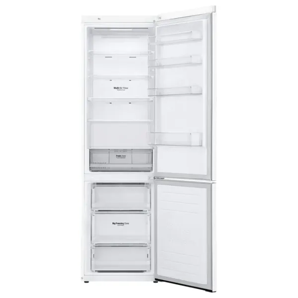 Frigider LG GA-B509MQSL cu congelator jos 384 l / 203 cm / White photo 3