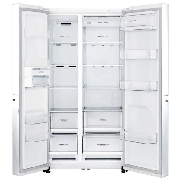 Frigider LG GC-B247SVDC Side by Side 626 l / 179 cm / White photo 4