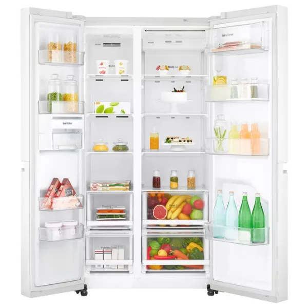 Frigider LG GC-B247SVDC Side by Side 626 l / 179 cm / White photo 5