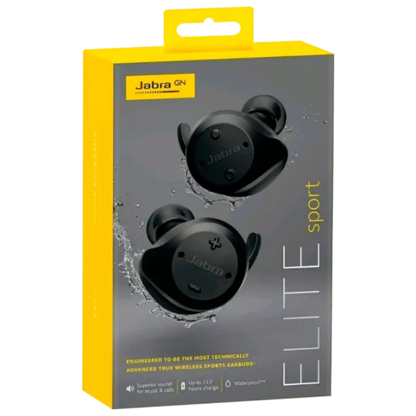 Наушники Jabra Elite Sport v2 Черный Беспроводные/ Спорт photo 5