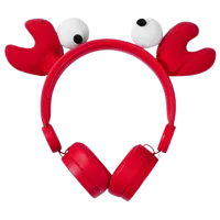 Наушники Forever AMH-100 Craby Красный Проводная/ Детские photo 3