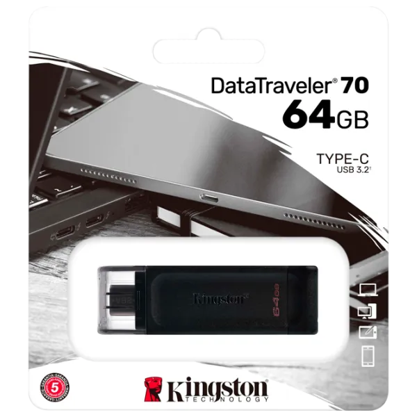 Kingston DataTravel 70 64 ГБ Черный photo 6