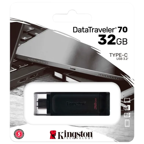 Kingston DataTravel 70 32 GB Black photo 6