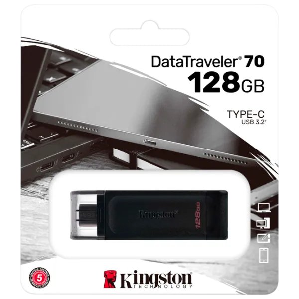 Kingston DataTravel 70 128 GB Black photo 8