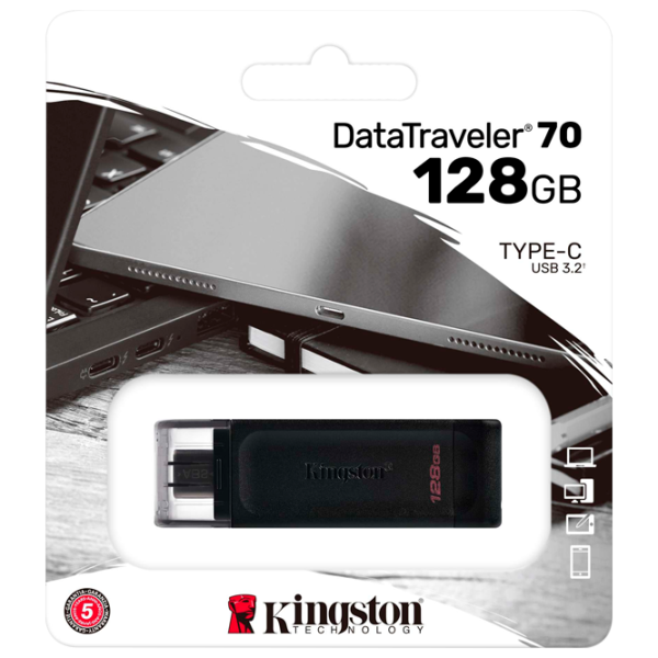 Kingston DataTravel 70 128 GB Black photo 8