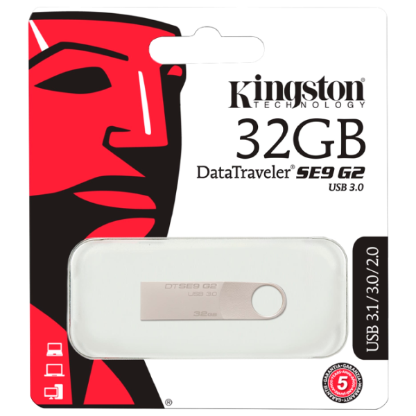 Kingston Data Travel SE9 G2 16 ГБ Серебристый photo 3