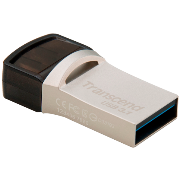 Transcend JetFlash 890 128 GB Silver photo 3