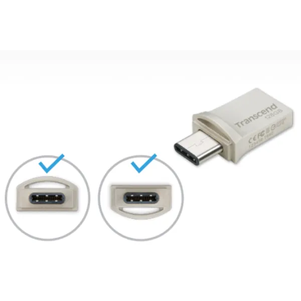 Transcend JetFlash 890 128 GB Silver photo 6