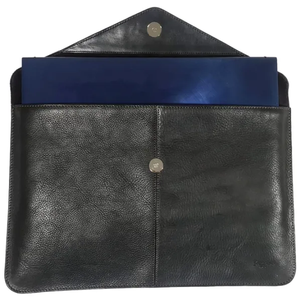 Husă pentru laptop Baggins Leather Sleeve 14"/ Black photo 3