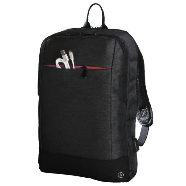 Rucsac Hama Manchester 15.6"/ Red Black photo 2 Rucsac Hama Manchester 15.6"/ Red Black photo 2