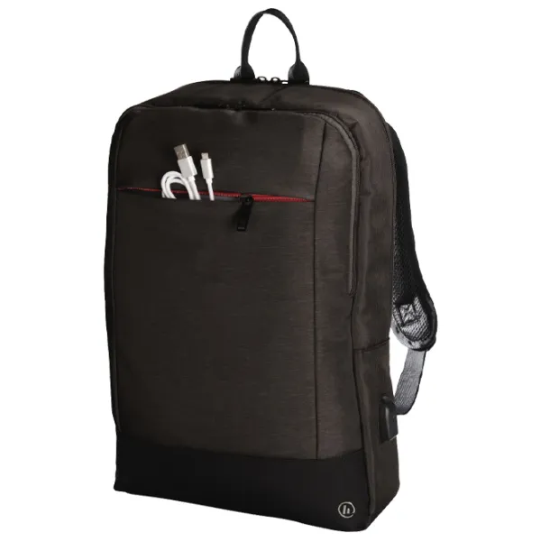 Рюкзак Hama MANCHESTER 15.6"/ Черный Коричневый photo 2 Рюкзак Hama MANCHESTER 15.6"/ Черный Коричневый photo 2