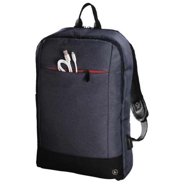 Рюкзак Hama MANCHESTER 15.6"/ Черный Синий photo 2 Рюкзак Hama MANCHESTER 15.6"/ Черный Синий photo 2