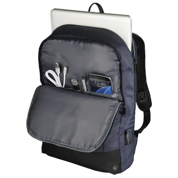Рюкзак Hama MANCHESTER 15.6"/ Черный Синий photo 6 Рюкзак Hama MANCHESTER 15.6"/ Черный Синий photo 6