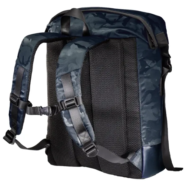 Rucsac Hama Roll Top Mission Camo 15.6"/ Navy Blue photo 3