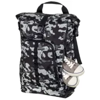 Rucsac Hama Roll-Top 15.6"/ Camouflage Gray photo 5