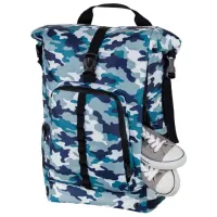 Rucsac Hama Roll-Top 15.6"/ Camouflage Blue photo 5