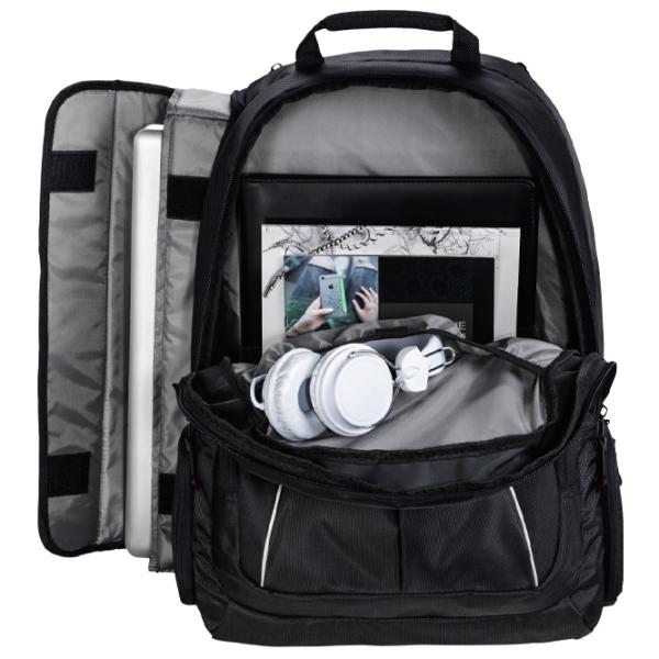 Рюкзак Hama Vienna 17.3"/ Белый Черный photo 4 Рюкзак Hama Vienna 17.3"/ Белый Черный photo 4