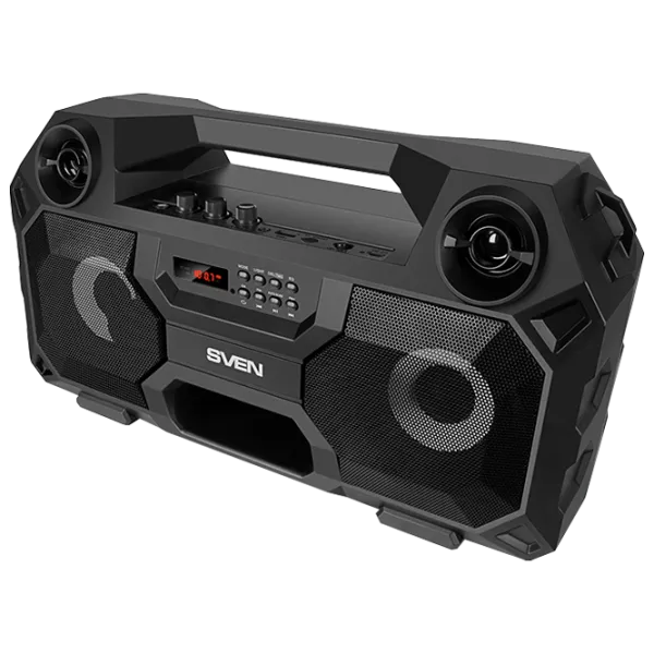 Boxă portabilă Sven PS-520 2 x 18 W/ Black photo 3 Boxă portabilă Sven PS-520 2 x 18 W/ Black photo 3