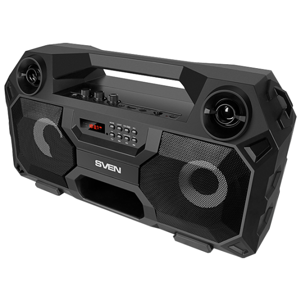 Boxă portabilă Sven PS-520 2 x 18 W/ Black photo 3 Boxă portabilă Sven PS-520 2 x 18 W/ Black photo 3