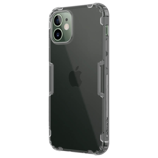 Husă pentru smartphone Apple iPhone 12 mini Nillkin/ Back/ TPU/ Transparent Gray photo 2
