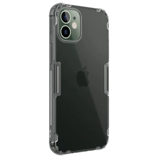 Husă pentru smartphone Apple iPhone 12 mini Nillkin/ Back/ TPU/ Transparent Gray photo 3
