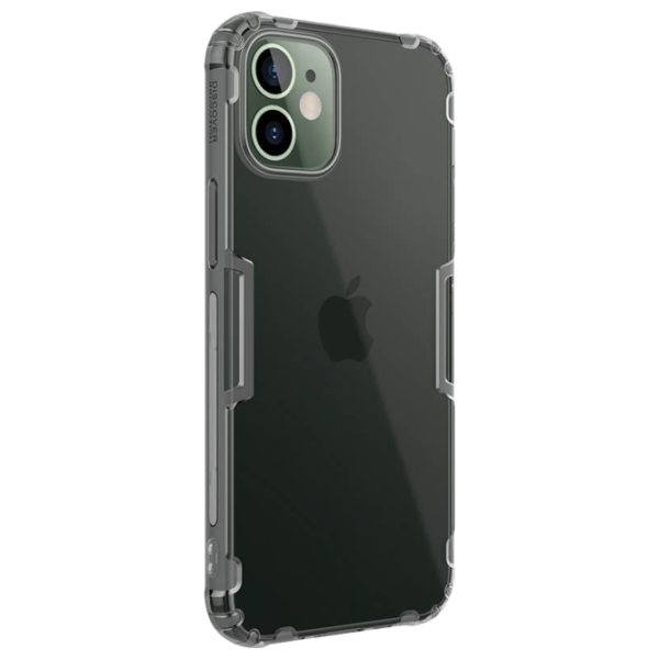 Husă pentru smartphone Apple iPhone 12 mini Nillkin/ Back/ TPU/ Transparent Gray photo 3