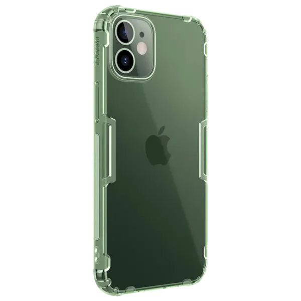 Чехол для смартфона Apple iPhone 12 mini Nillkin/ Back/ TPU/ Прозрачный Зелёный photo 3