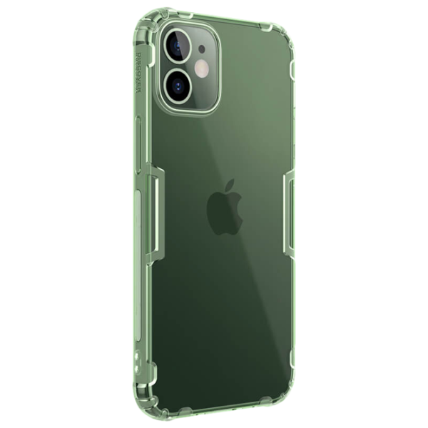 Чехол для смартфона Apple iPhone 12 mini Nillkin/ Back/ TPU/ Прозрачный Зелёный photo 3