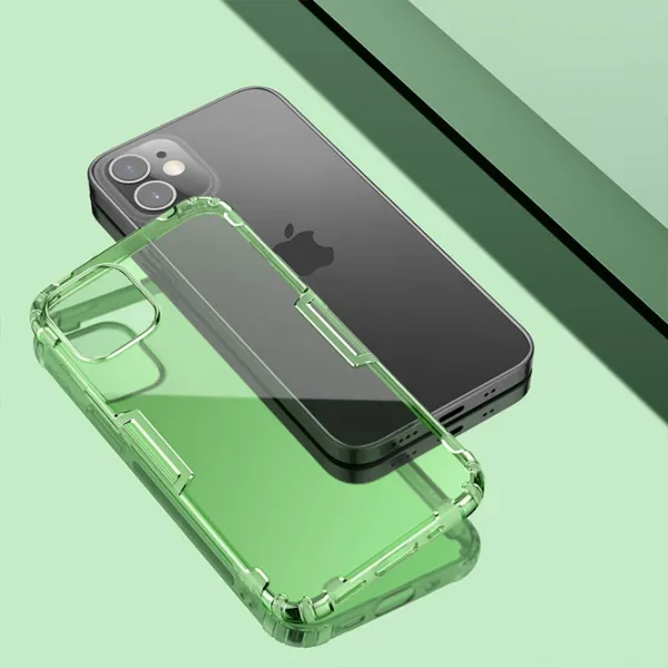 Чехол для смартфона Apple iPhone 12 mini Nillkin/ Back/ TPU/ Прозрачный Зелёный photo 4