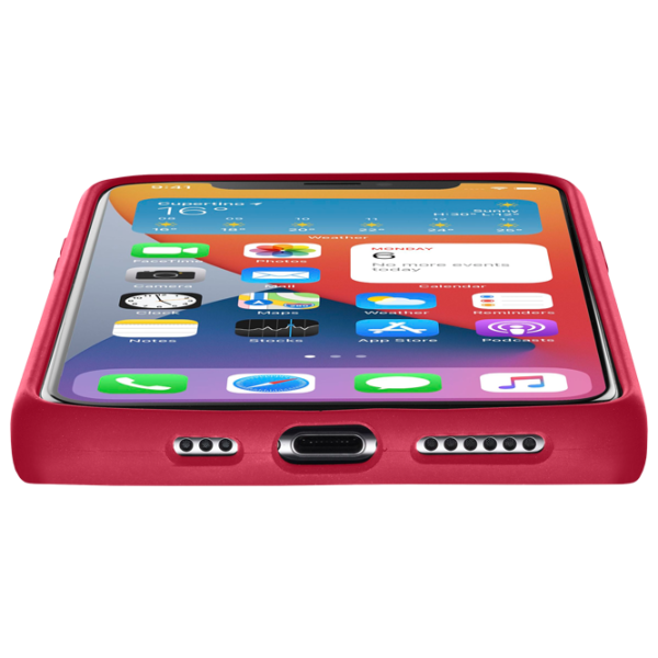 Чехол для смартфона Apple iPhone 12 mini Cellularline/ Back/ Силикон/ Красный photo 4