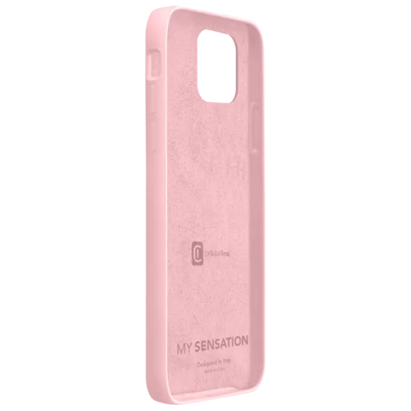 Husă pentru smartphone Apple iPhone 12 mini Cellularline/ Back/ Silicon/ Pink photo 2