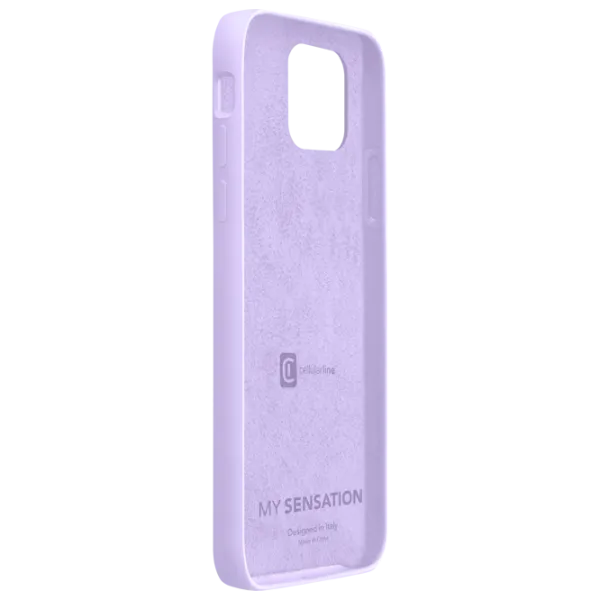Husă pentru smartphone Apple iPhone 12 mini Cellularline/ Back/ Silicon/ Purple photo 2