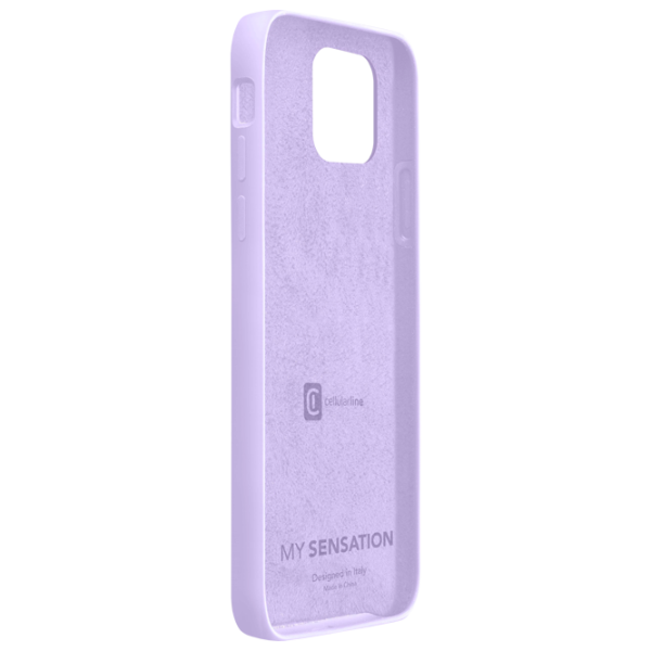 Husă pentru smartphone Apple iPhone 12 mini Cellularline/ Back/ Silicon/ Purple photo 2