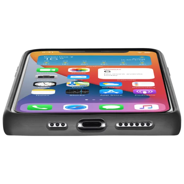 Husă pentru smartphone Apple iPhone 12 mini Cellularline/ Back/ Silicon/ Black photo 3 Husă pentru smartphone Apple iPhone 12 mini Cellularline/ Back/ Silicon/ Black photo 3