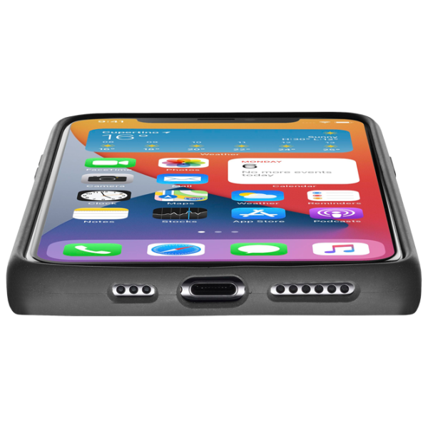 Husă pentru smartphone Apple iPhone 12 mini Cellularline/ Back/ Silicon/ Black photo 3 Husă pentru smartphone Apple iPhone 12 mini Cellularline/ Back/ Silicon/ Black photo 3