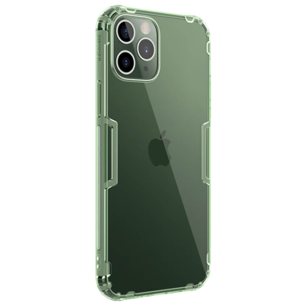 Husă pentru smartphone Apple iPhone 12 Pro Max Nillkin/ Back/ TPU/ Green Transparent photo 2