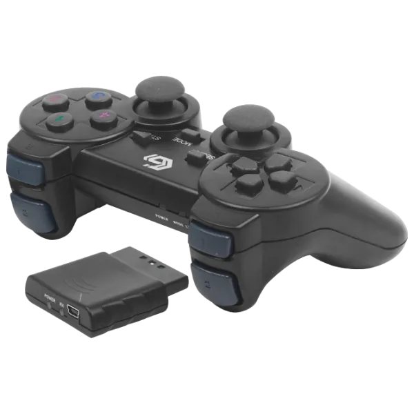 Controler Gembird JPD-WDV-01 Fără fir/ 12 buttons/ Black photo 4 Controler Gembird JPD-WDV-01 Fără fir/ 12 buttons/ Black photo 4